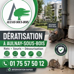 Dératisation à Aulnay-sous-Bois contre les rats et les souris avec intervention rapide Antipest Pro